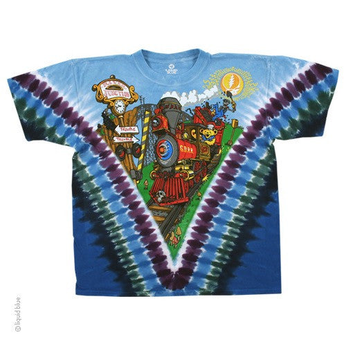 Grateful Dead Casey Jones Tie Dye T-shirt