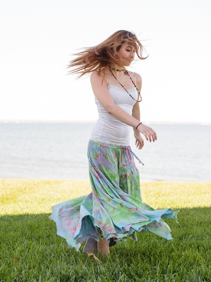 【COLOR iN ID】Hippie lace skirt Boho Skirt for Women, Lace Skirt, Hippie Wear, Belly Dance