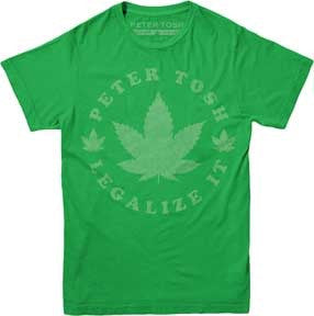 Peter Tosh Legalize It T-shirt.