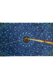 Mini-Tapestry in  Pink Floyd Blue Lyric 3D Design