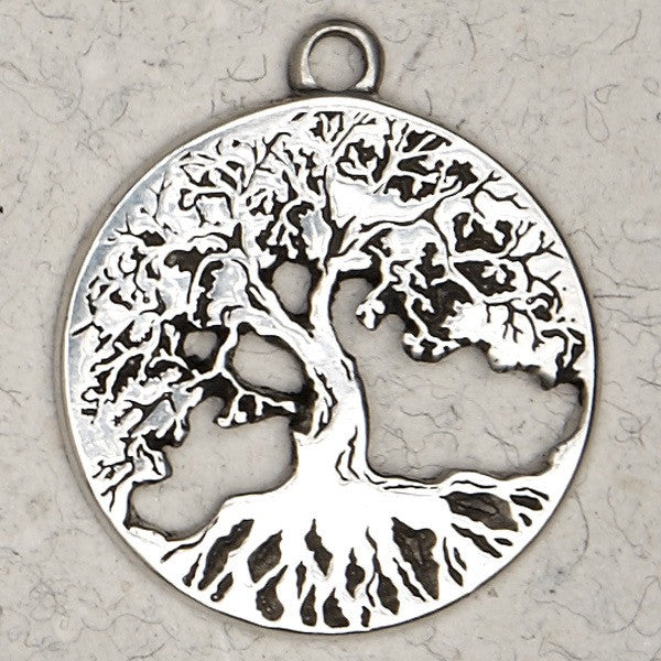Tree of Life Pewter  Necklace From The Hebrew Collection