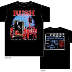 Rush Moving Pictures Tour T-shirt – Rockn Willys Boutique