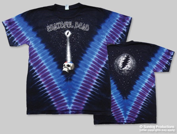 Grateful Dead Navy Tie Dyed Starshine T-shirt